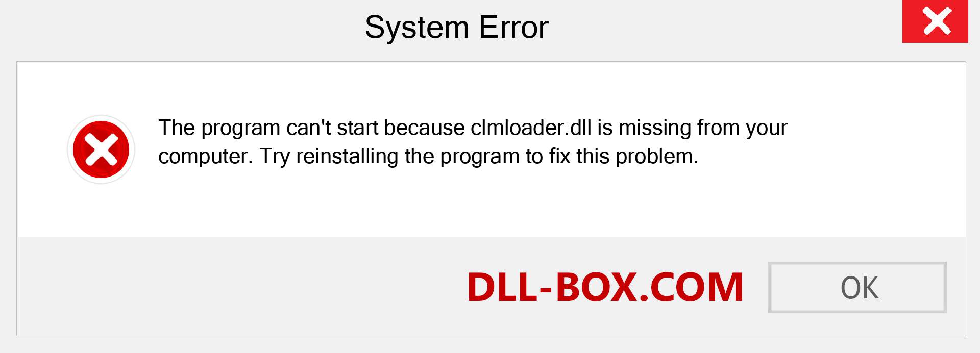  clmloader.dll file is missing?. Download for Windows 7, 8, 10 - Fix  clmloader dll Missing Error on Windows, photos, images