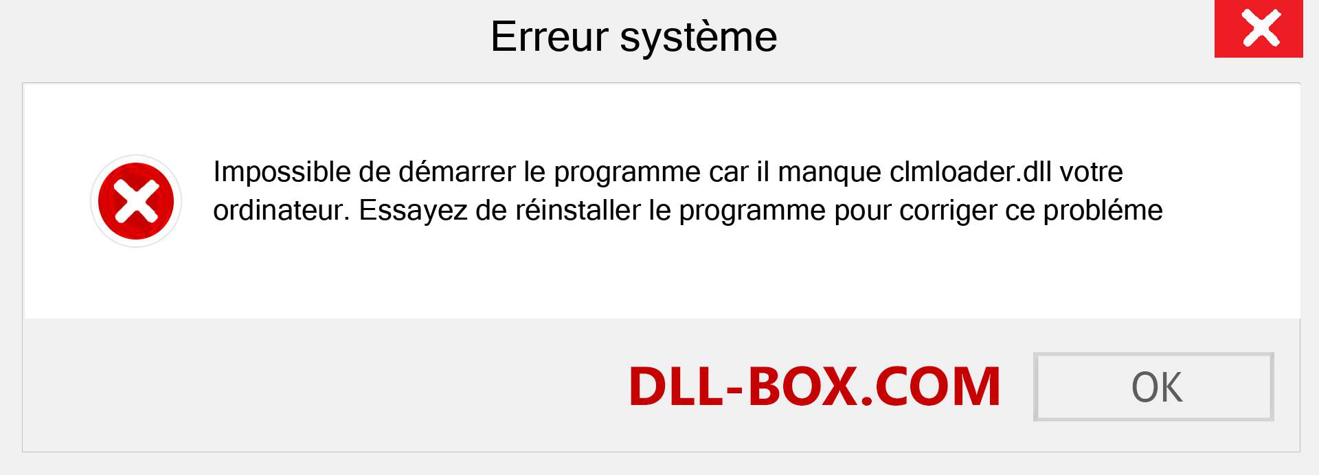 Le fichier clmloader.dll est manquant ?. Télécharger pour Windows 7, 8, 10 - Correction de l'erreur manquante clmloader dll sur Windows, photos, images